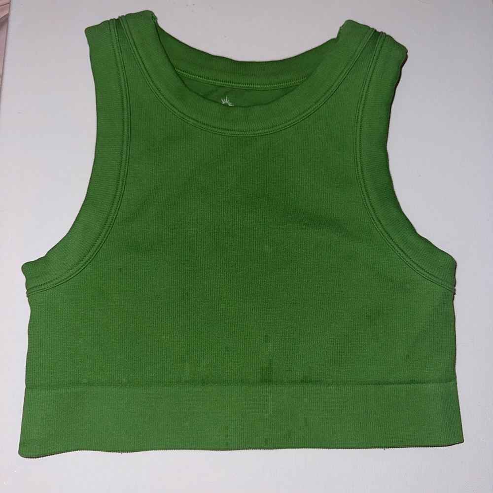 Green aerie seamless tank